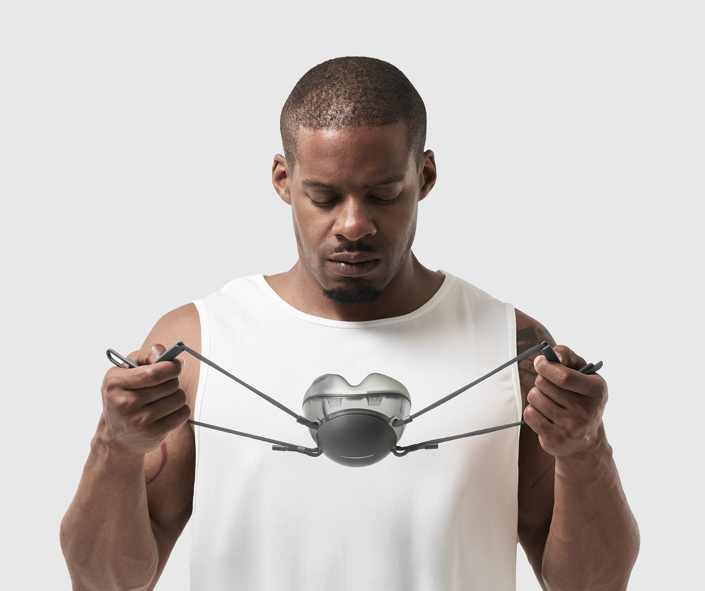 A person holding the PACER's strap