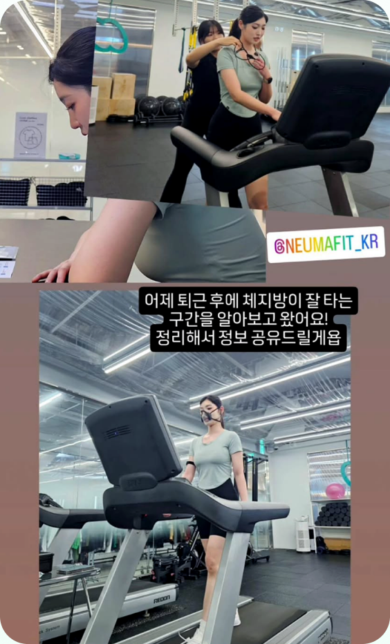 뉴마핏 유산소 진단 후기